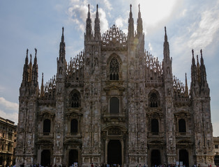 Fototapeta na wymiar The Dome in Milan