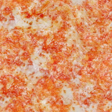 Seamless Pizza Texture Background