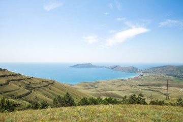 Beautiful Crimean mountain landscape