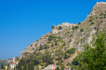 Fototapeta na wymiar Église Madonna della Rocca,Taormina,Sicily ,Italy. 
