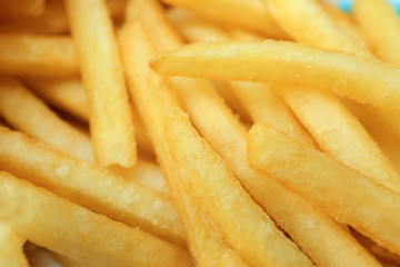 Fried potatoes, closeup