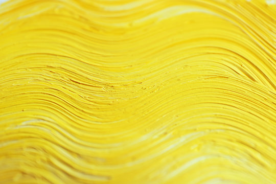 Bright yellow painted texture