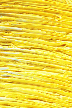 Bright yellow painted texture