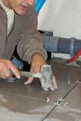 Pose joint carrelage