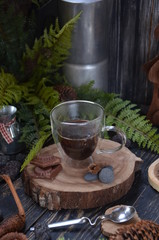 coffee time in the wood