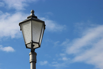 Fototapeta na wymiar street lamp, vintage syle, closeup