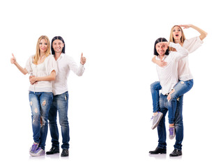 Fototapeta premium Pair of man and woman