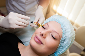Cosmetic procedures, injections for the face.