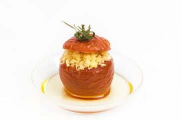 Mini desserts and meat canapes vegetable snacks in plastic cups canapes 