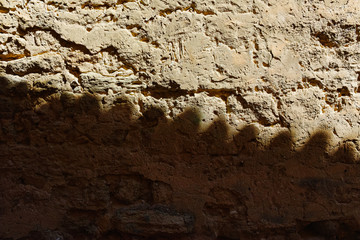 Natural color clay or concrete old texture, background, wallpaper, template