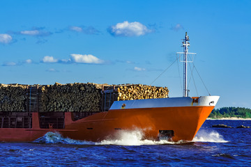 Orange bulk carrier