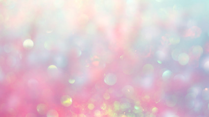 Prachtige abstracte achtergrond, bokeh licht glinsterend op roze kleurverloop tinten, wazig en magisch, perfect als achtergrond of behang, het geeft een dromerige sfeer aan je ontwerp..