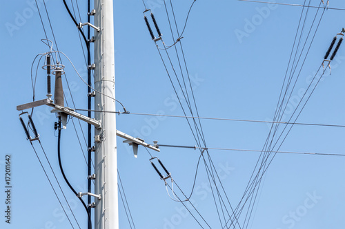 High Voltage Utility Pole Power Lines Insulators And