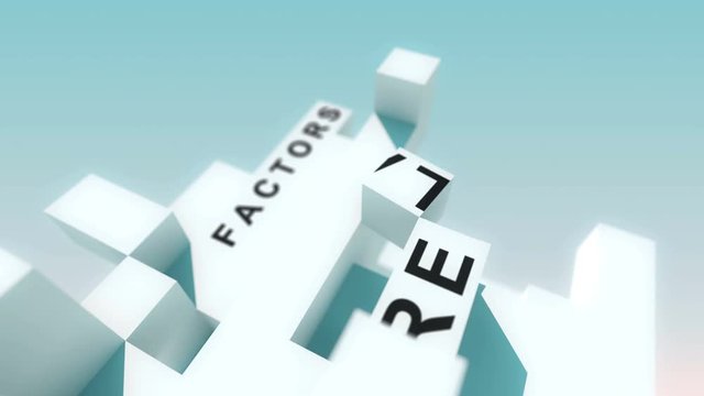 Brand Loyalty words animated with cubes