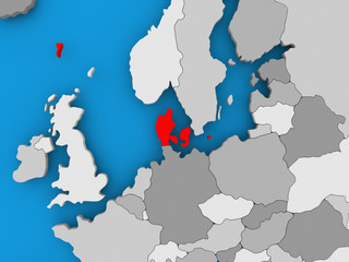 Map of Denmark