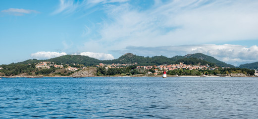 Fototapeta premium Overlook of the coast of Cangas