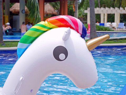 inflatable unicorn