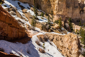 Bryce Canyon National Park, Utah Red Rock Pinnacles Hoodoos Trail