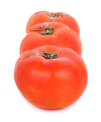 Tomato isolated on white background