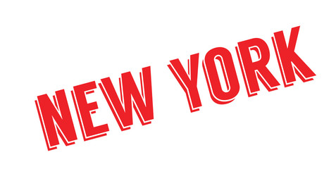 New York rubber stamp. Grunge design with dust scratches. Effects can be easily removed for a clean, crisp look. Color is easily changed.