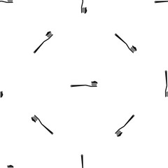 Toothbrush pattern seamless black