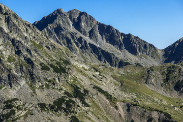 Fototapeta na wymiar Amazing landscape with Yalovarnika peak, Pirin Mountain, Bulgaria