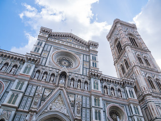 Fototapeta premium Florence Duomo. Basilica di Santa Maria del Fiore (Basilica of Saint Mary of the Flower) in Florence, Italy.