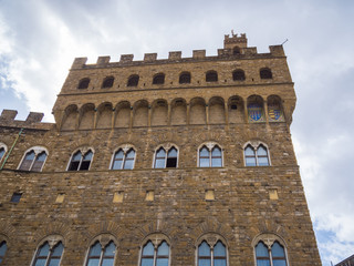 Fototapeta na wymiar Famous Palazzo Vecchio in Florence - the Vecchio Palace in the historic city center