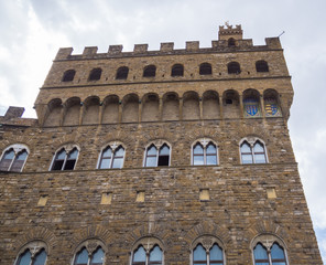 Fototapeta premium Famous Palazzo Vecchio in Florence - the Vecchio Palace in the historic city center