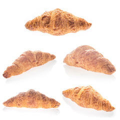 bread isolated on white background (bread, bakery)