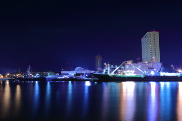 Fototapeta premium Kushiro Night view