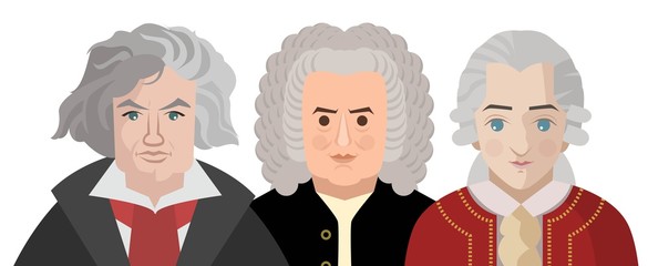 great three classical musician composers