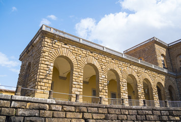 Famous Pitti Palace in the city of Florence (called Palazzo Pitti)