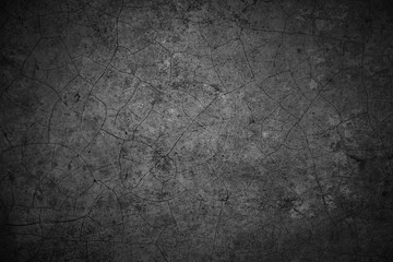 Obraz premium Black concrete textured background, vintage cement floor.