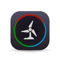 Dark MultiColor Web Button