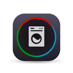 Dark MultiColor Web Button