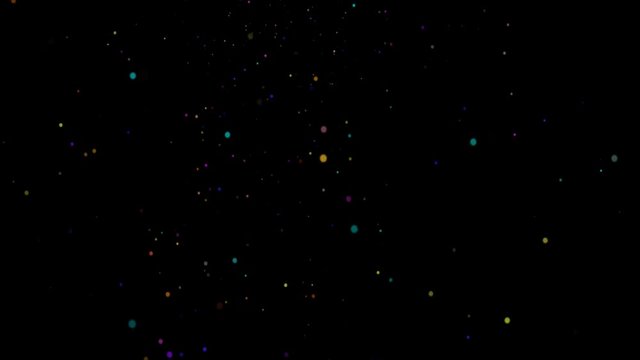 Animation of colorful abstract spectrum line light moving and traveling underwater creating bubble and glow motion in deep sea with sci-fi fantasy concept in 4k ultra HD video