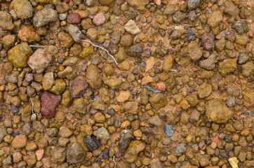 lateritic soil texture, top view