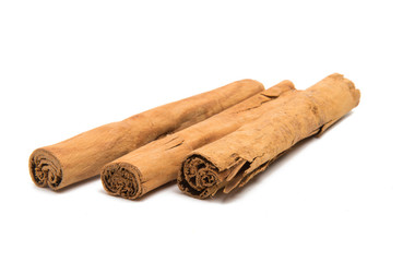 cinnamon sticks isolated