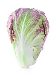 Obraz premium Radicchio, red salad isolated on white background.