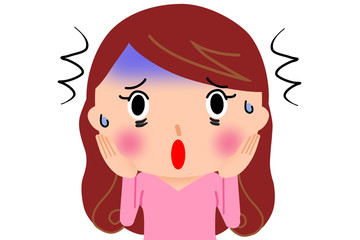 人女性くまショック