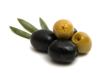 Olives isolated