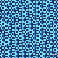 Abstract background with hexagons pattern. Eps10 vector illustration.