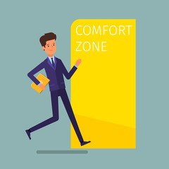 Concept of comfort zone.