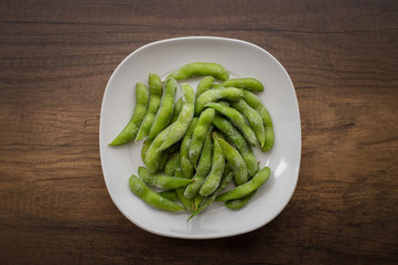 Japan pigeon pea or Edamame or Soybeans