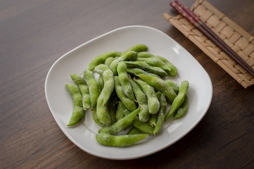 Japan pigeon pea or Edamame or Soybeans