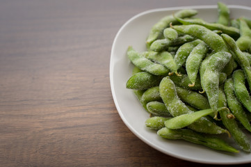 Japan pigeon pea or Edamame or Soybeans