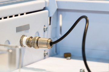 Connector of high-frequency cable.