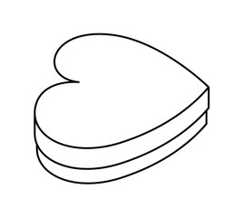 Heart Box - Clip-art vector illustration