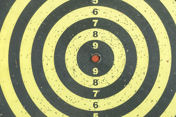 darts target horizontal
